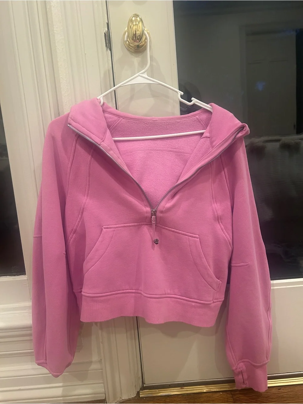 Lululemon Scuba Oversized Half-Zip Hoodie - Dahlia Mauve, XS/S